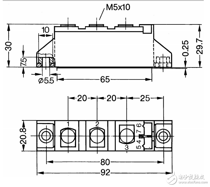 标准整流模块MDD26-16N1B