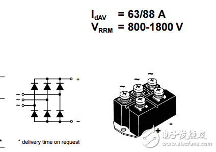三阶段整流桥VUO82-18NO7