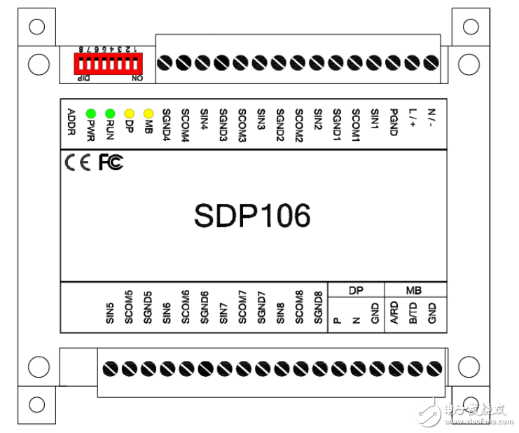sdp106从站IO模块安装使用手册