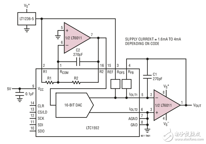 运算放大器LT6011/6012 pdf中文资料