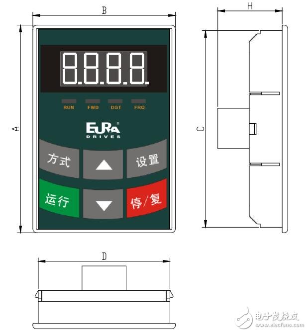 FZ3000系列变频器接线及安装