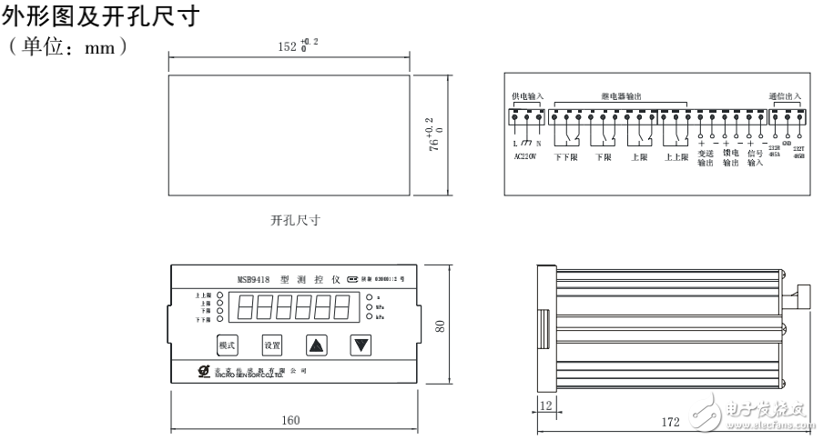 MSB9418型测控仪