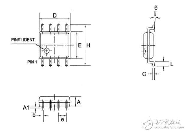 LM358封装_LM358封装图_LM358封装尺寸及外形图