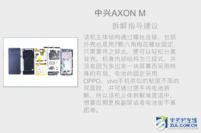 可翻折但不脆弱 中兴AXON M拆解首发