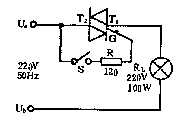 電子發燒友網 電子元器件 可控硅 雙向晶閘管作電子開關使用,能控制